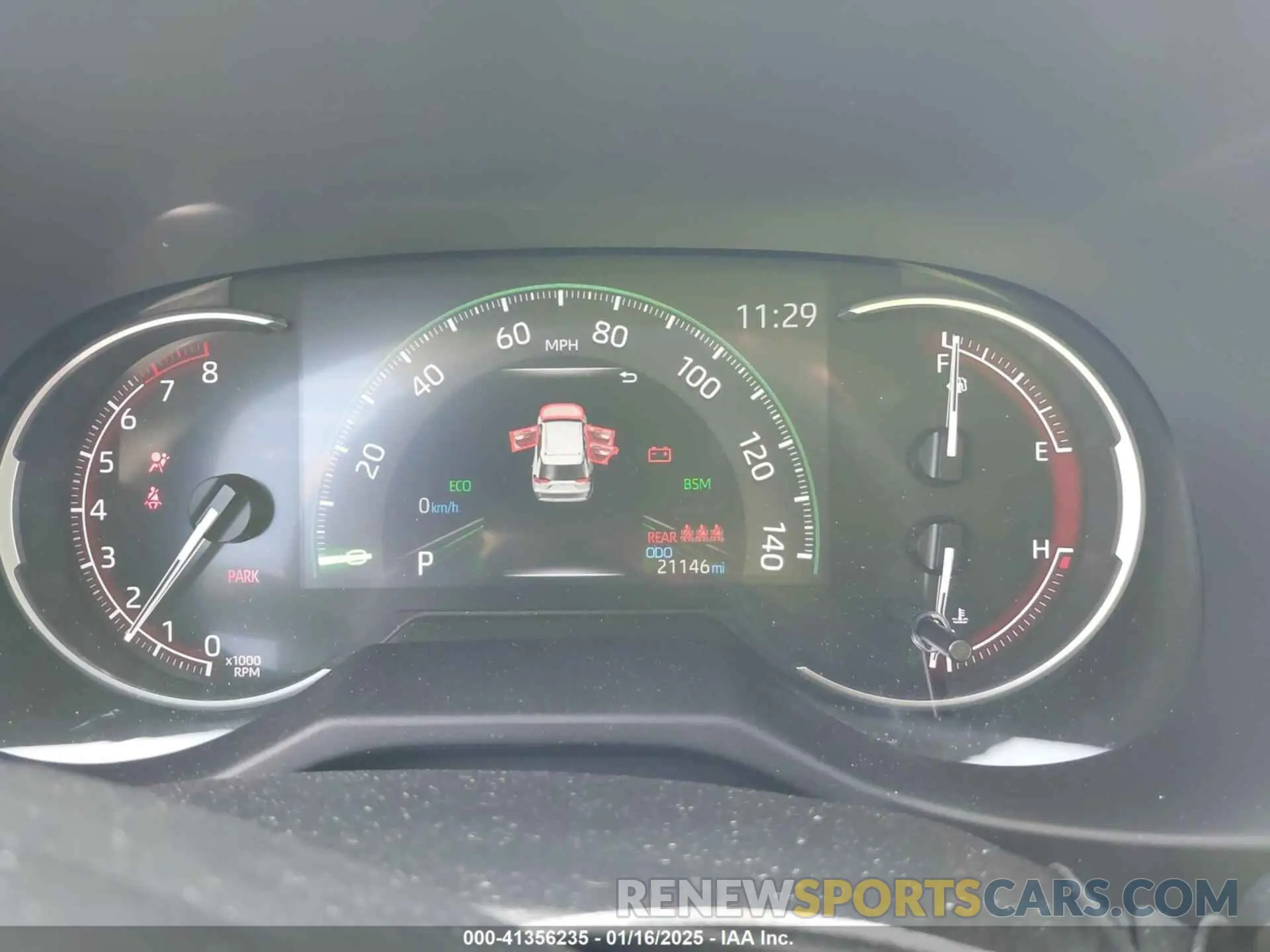 7 fotografías del automóvil dañado 2T3W1RFV4RW343367 TOYOTA RAV4 2024