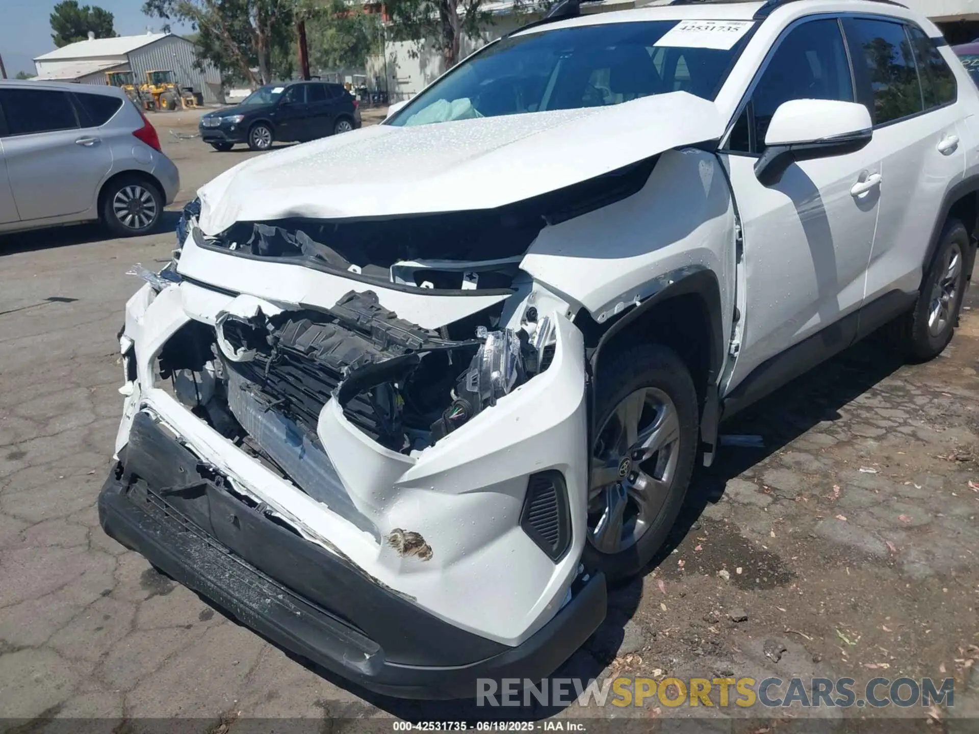 6 fotografías del automóvil dañado 2T3W1RFV5RW304139 TOYOTA RAV4 2024