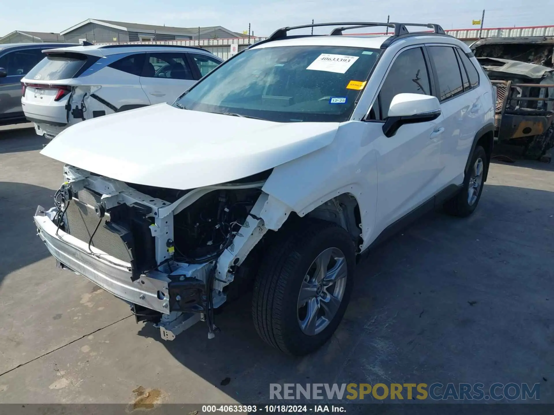 2 fotografías del automóvil dañado 2T3W1RFV6RC258029 TOYOTA RAV4 2024