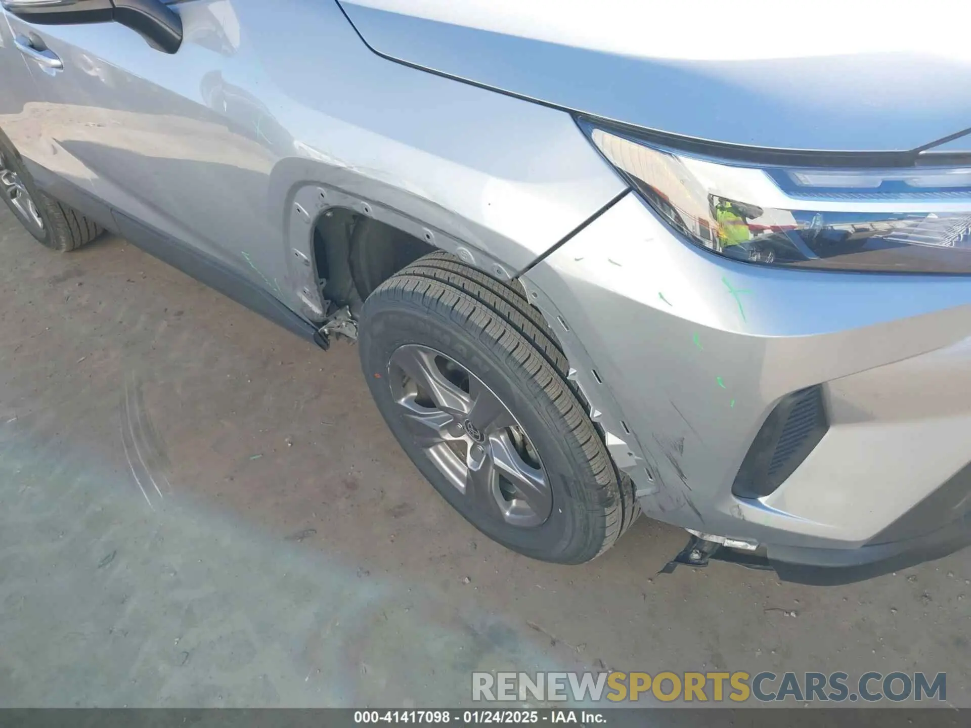 6 fotografías del automóvil dañado 2T3W1RFV6RW319653 TOYOTA RAV4 2024