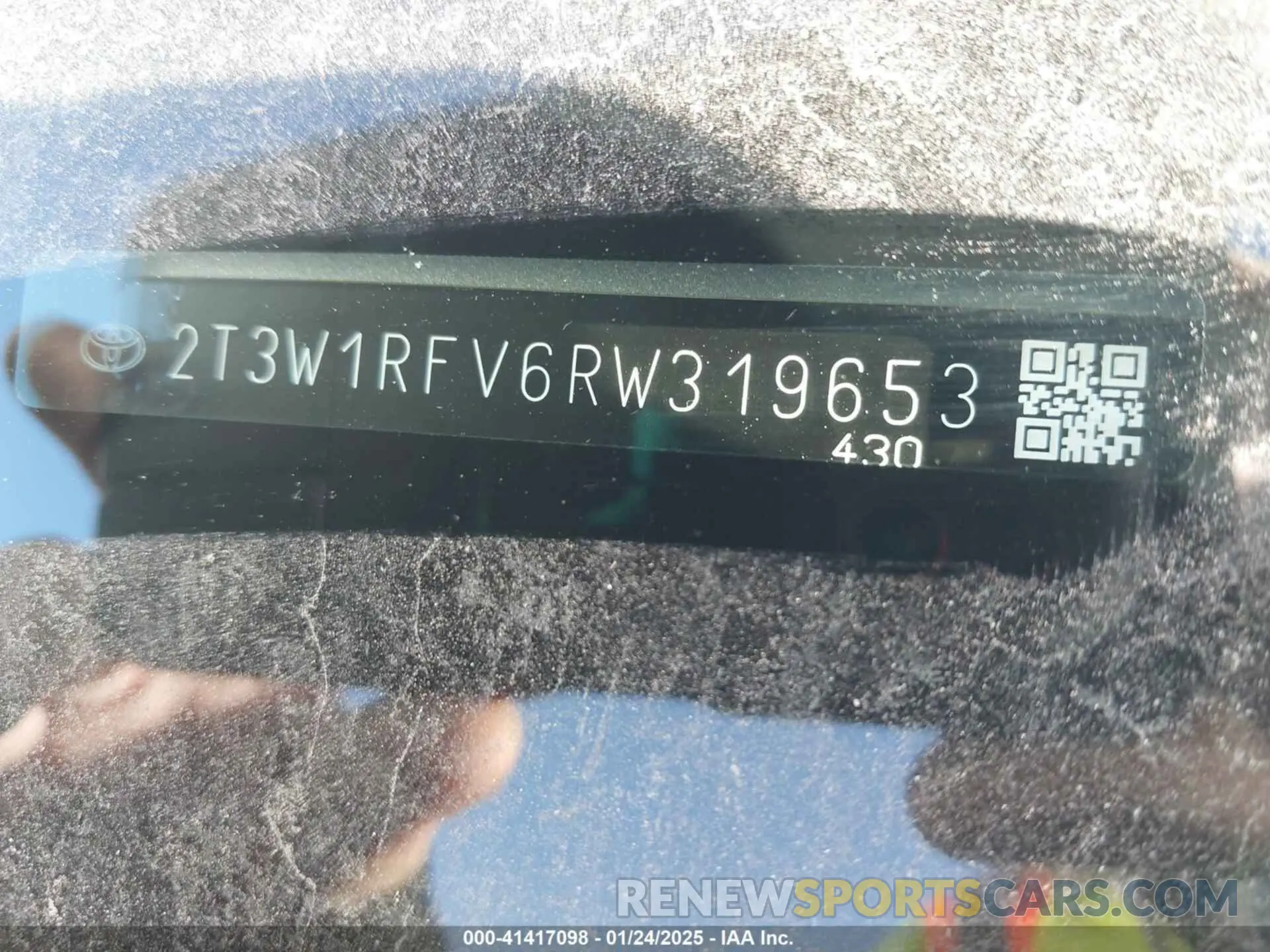 9 fotografías del automóvil dañado 2T3W1RFV6RW319653 TOYOTA RAV4 2024