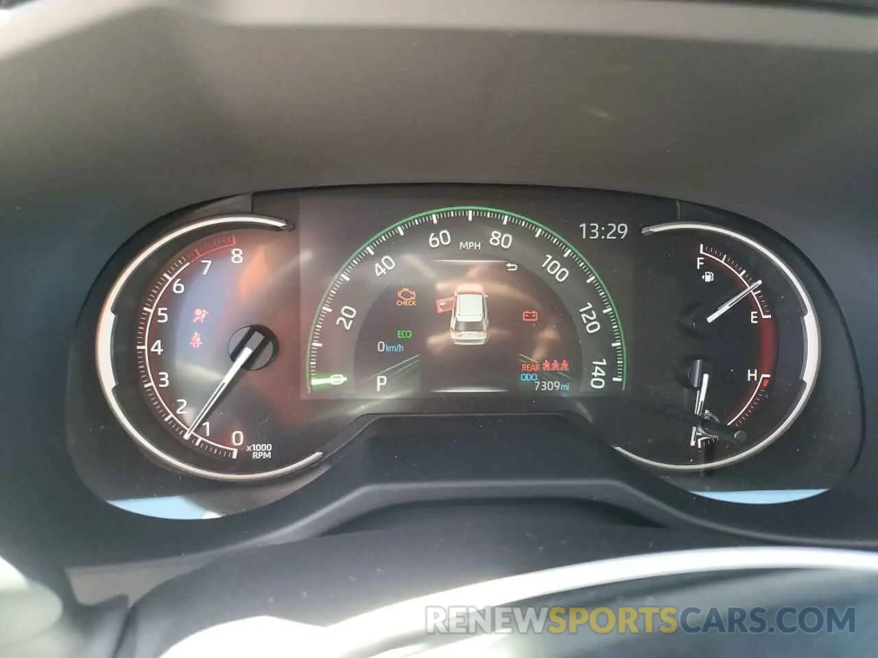 9 fotografías del automóvil dañado 2T3W1RFV6RW343497 TOYOTA RAV4 2024