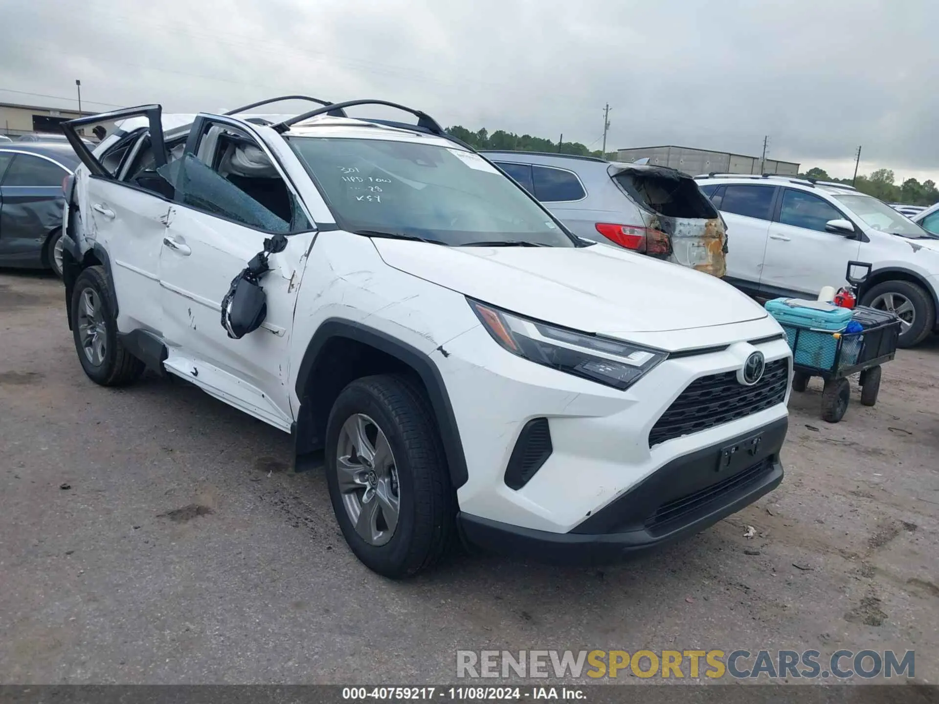 1 fotografías del automóvil dañado 2T3W1RFV7RC284414 TOYOTA RAV4 2024