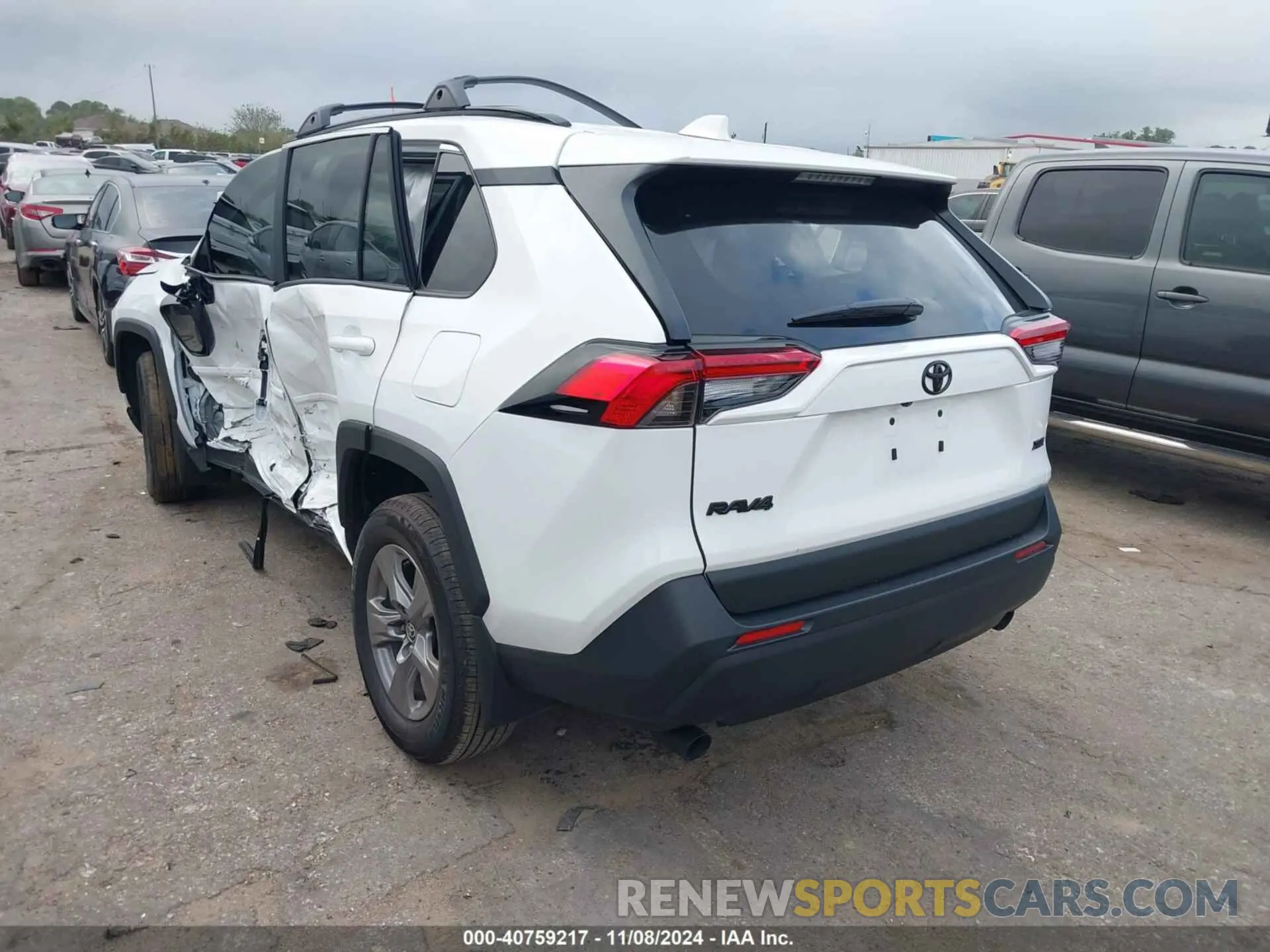 3 fotografías del automóvil dañado 2T3W1RFV7RC284414 TOYOTA RAV4 2024