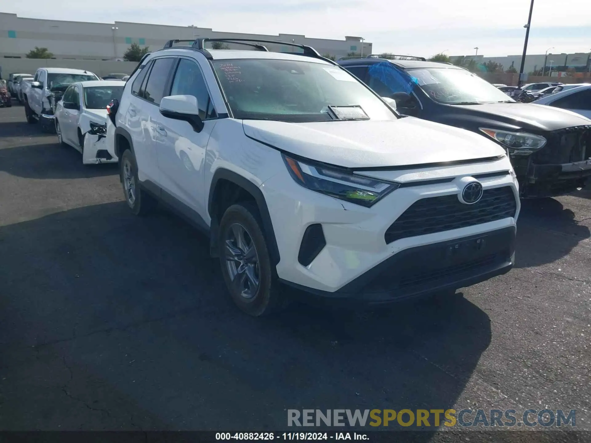 1 fotografías del automóvil dañado 2T3W1RFV7RW301212 TOYOTA RAV4 2024