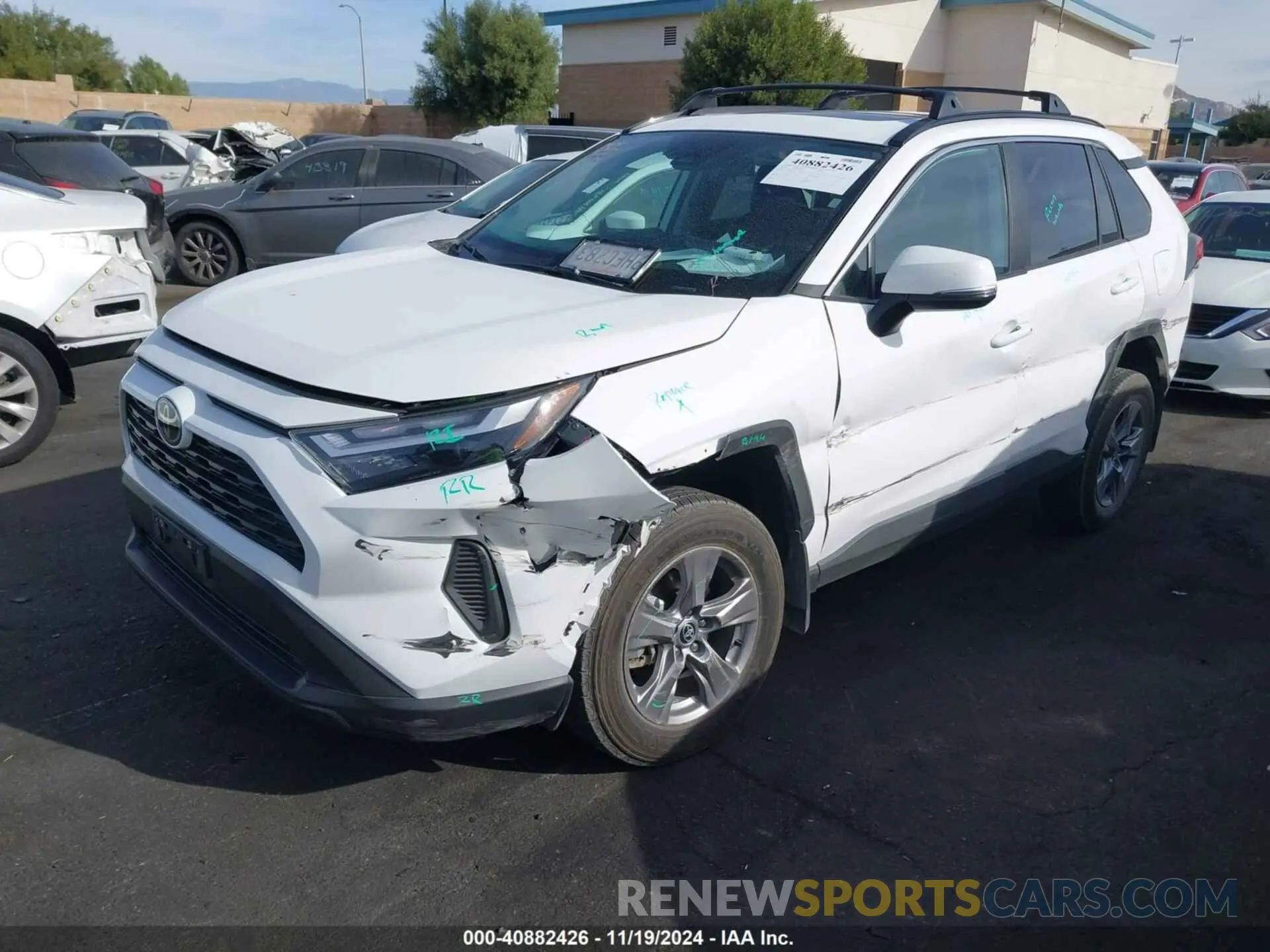 6 fotografías del automóvil dañado 2T3W1RFV7RW301212 TOYOTA RAV4 2024