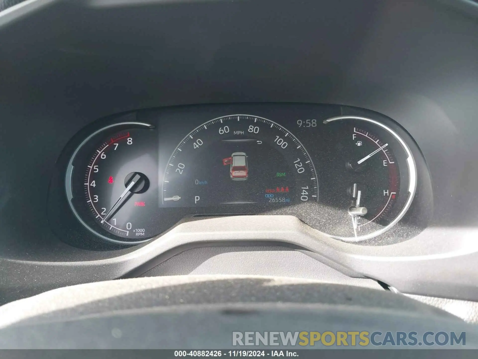7 fotografías del automóvil dañado 2T3W1RFV7RW301212 TOYOTA RAV4 2024