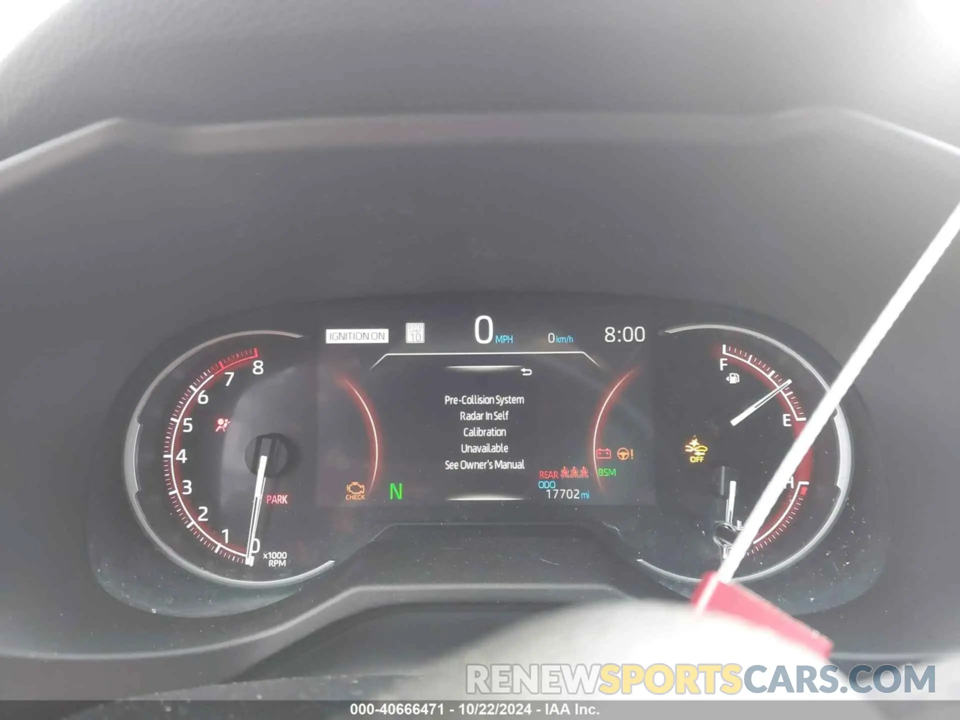 7 fotografías del automóvil dañado 2T3W1RFV7RW328264 TOYOTA RAV4 2024