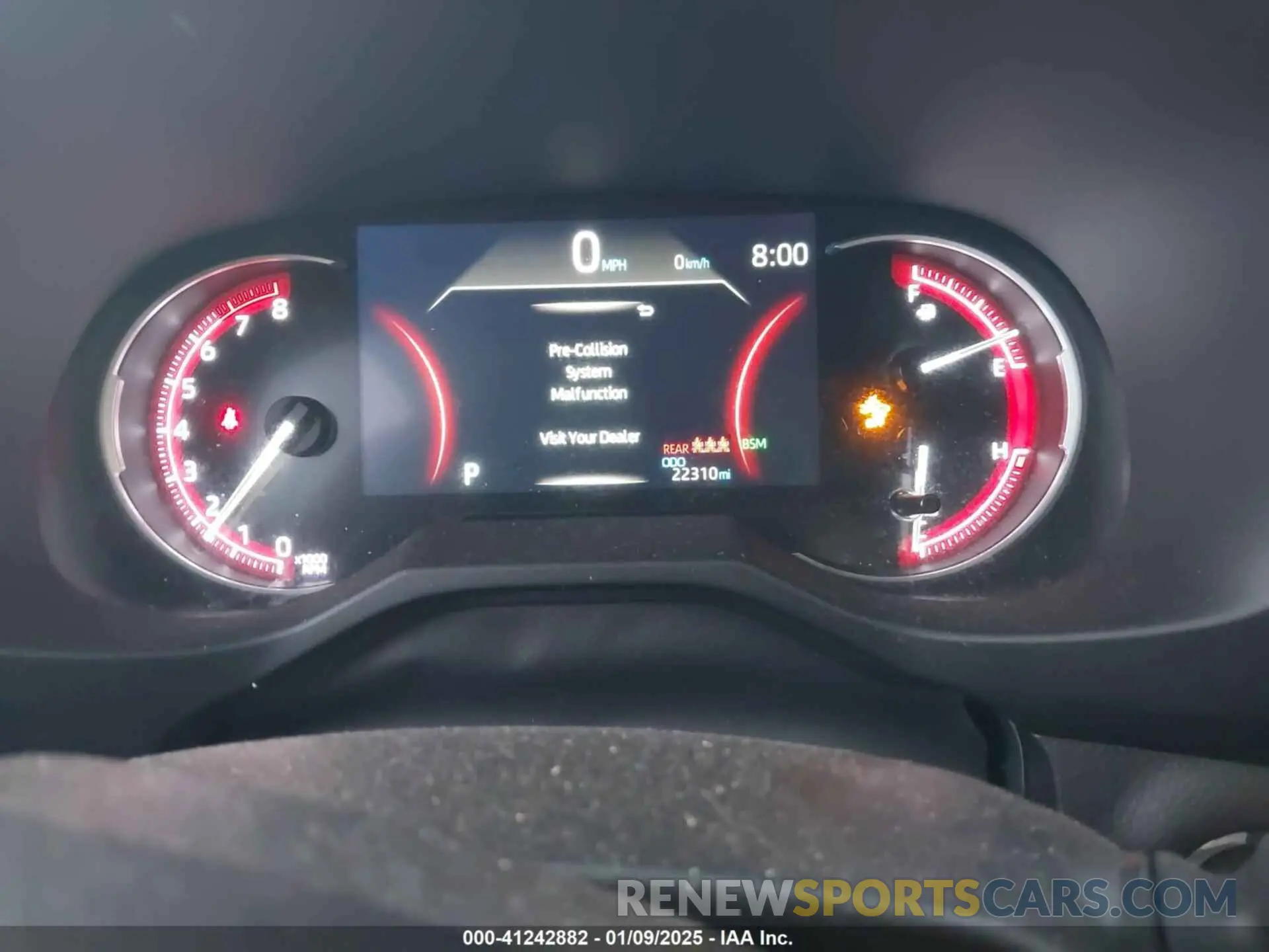 7 fotografías del automóvil dañado 2T3W1RFV9RW303530 TOYOTA RAV4 2024