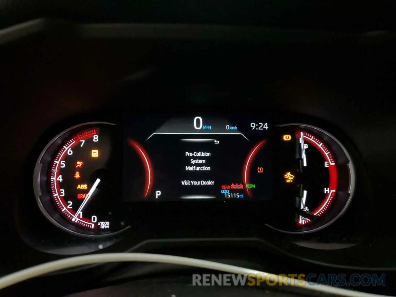 9 fotografías del automóvil dañado 2T3W1RFVXRC261290 TOYOTA RAV4 2024