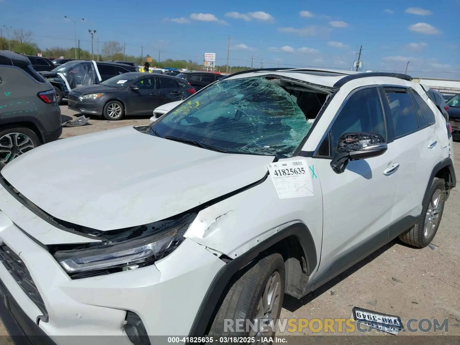 6 fotografías del automóvil dañado 2T3Y1RFV7RW350600 TOYOTA RAV4 2024