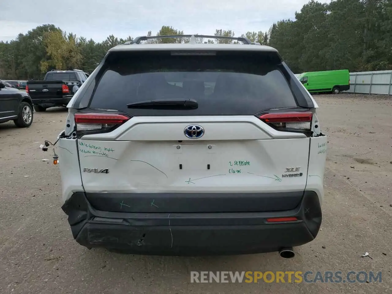 6 fotografías del automóvil dañado 4T3B6RFV4RU155576 TOYOTA RAV4 2024
