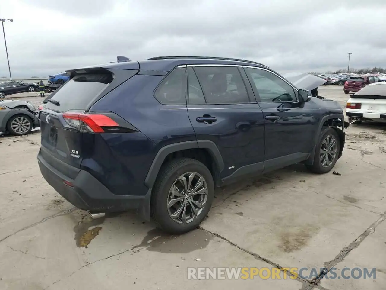 3 fotografías del automóvil dañado 4T3B6RFVXRU157719 TOYOTA RAV4 2024