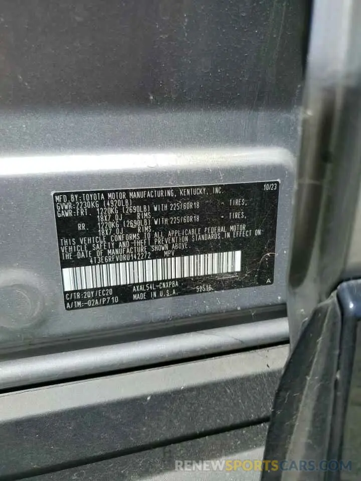 13 fotografías del automóvil dañado 4T3E6RFV0RU142272 TOYOTA RAV4 2024