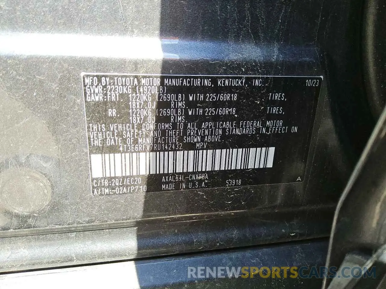 13 fotografías del automóvil dañado 4T3E6RFV7RU142432 TOYOTA RAV4 2024