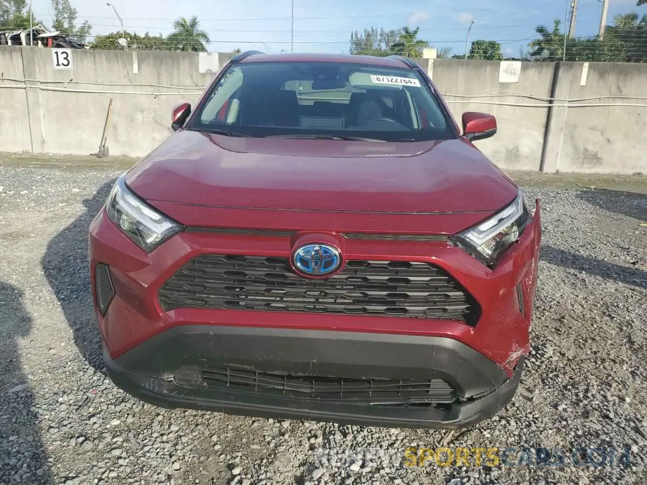 5 fotografías del automóvil dañado 4T3MWRFV7RU162806 TOYOTA RAV4 2024