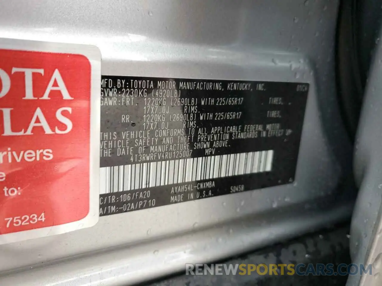 14 fotografías del automóvil dañado 4T3RWRFV4RU125007 TOYOTA RAV4 2024