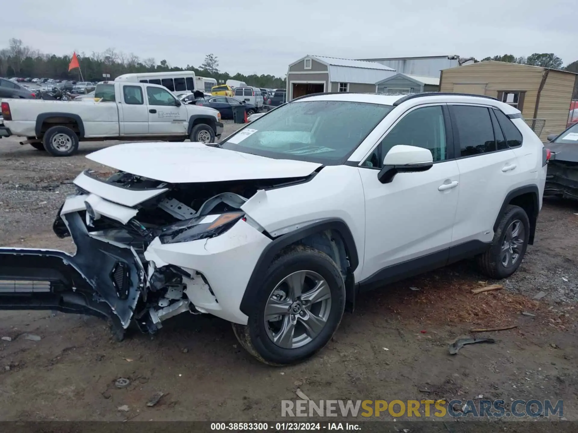 2 fotografías del automóvil dañado 4T3RWRFV6RU113375 TOYOTA RAV4 2024