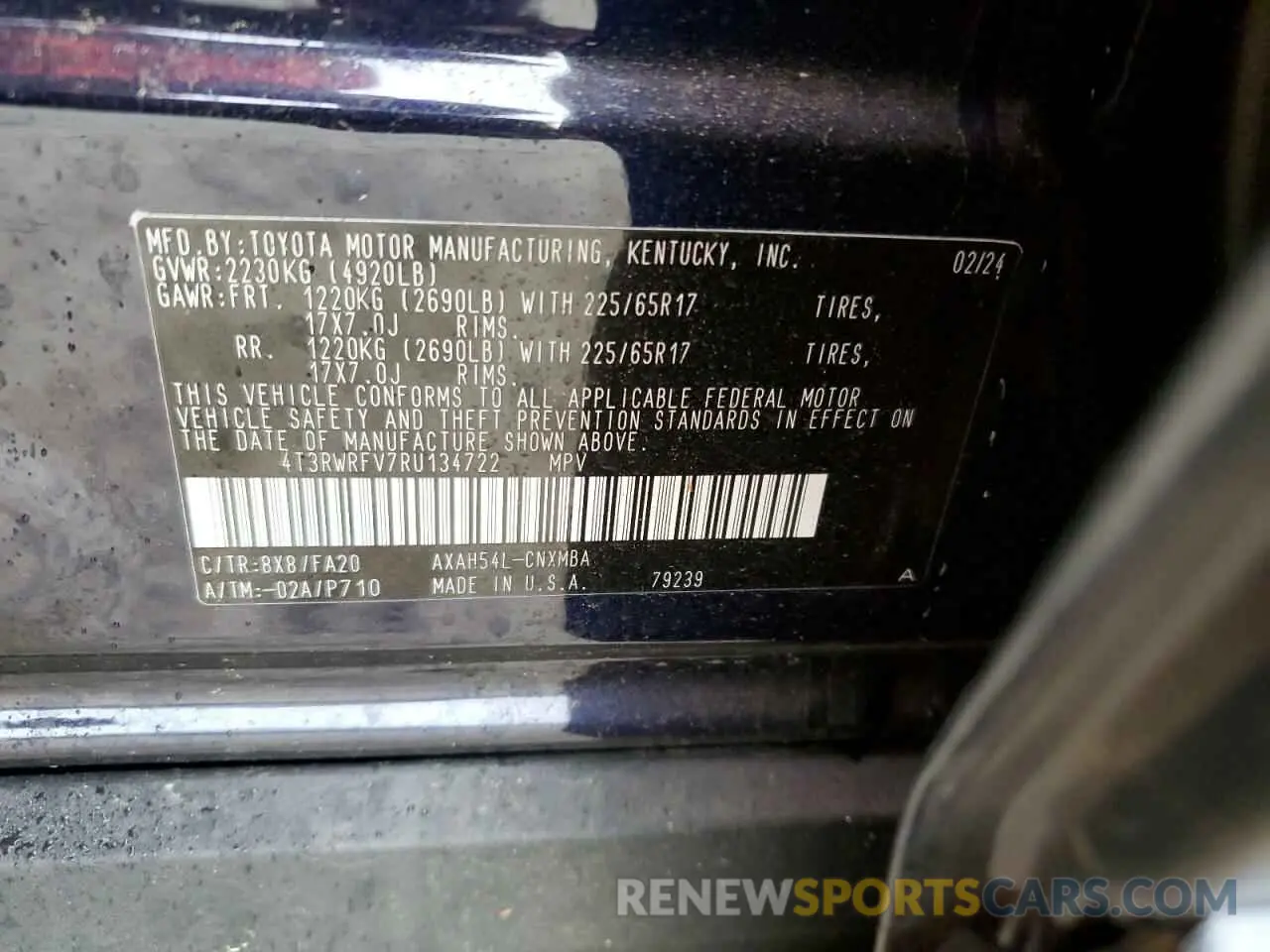 13 fotografías del automóvil dañado 4T3RWRFV7RU134722 TOYOTA RAV4 2024