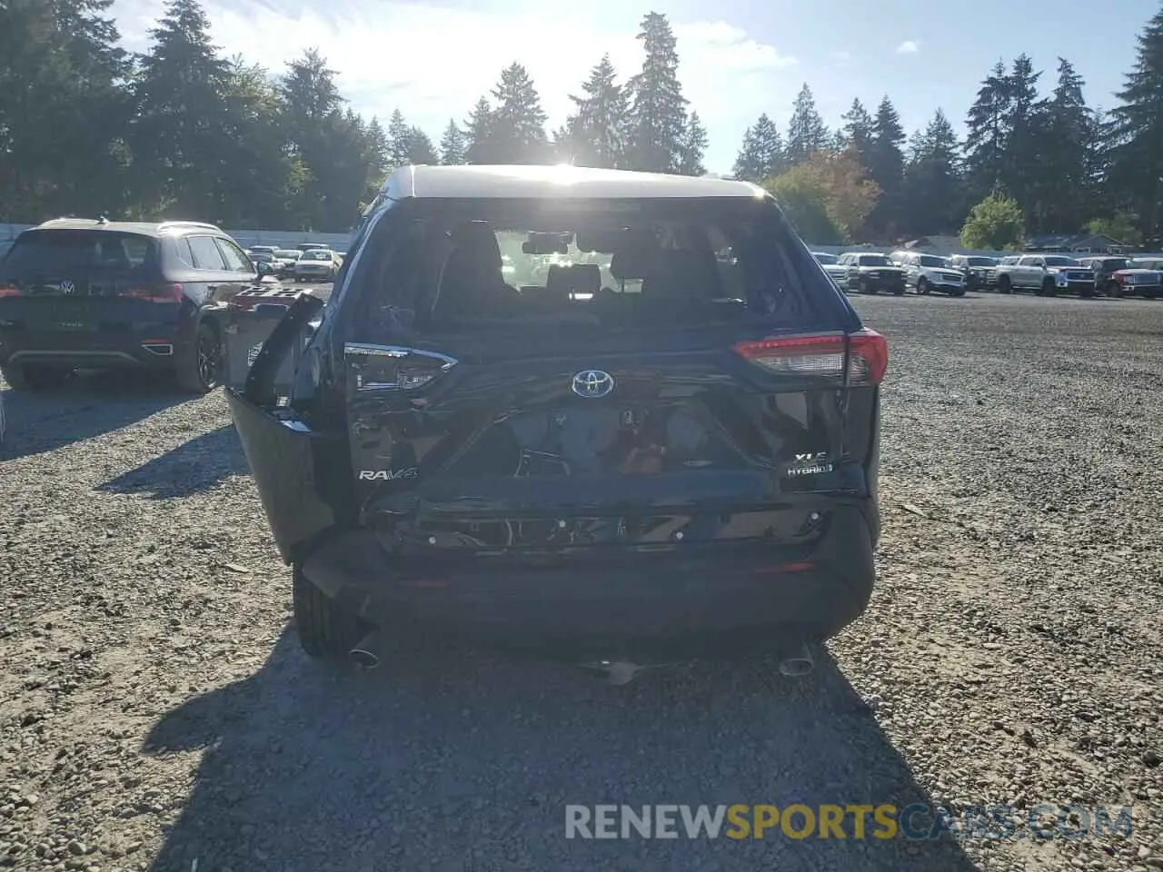 6 fotografías del automóvil dañado JTMB6RFVXRD116861 TOYOTA RAV4 2024