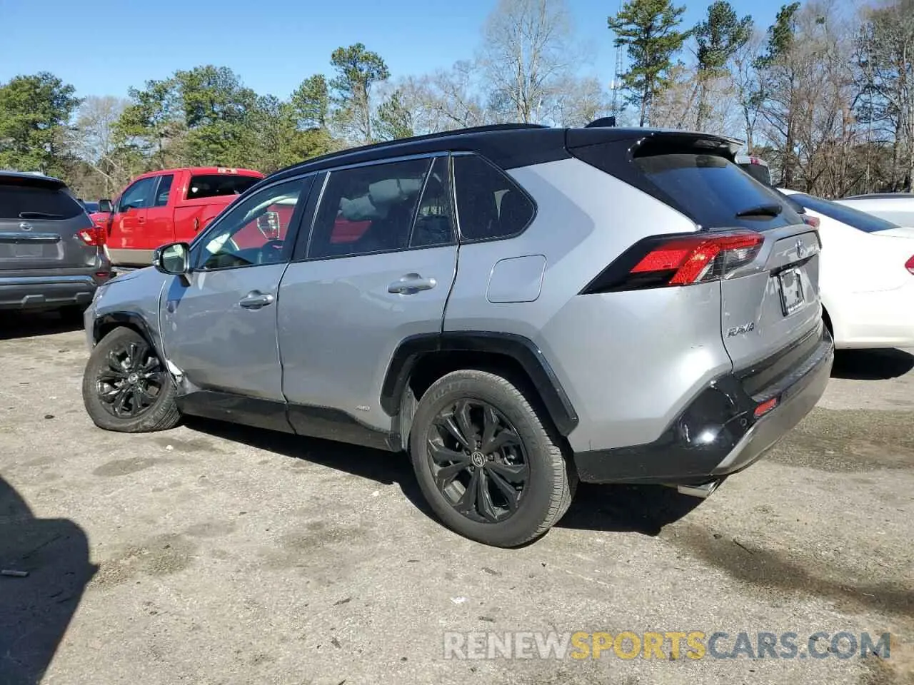 2 fotografías del automóvil dañado JTME6RFV6RD562390 TOYOTA RAV4 2024