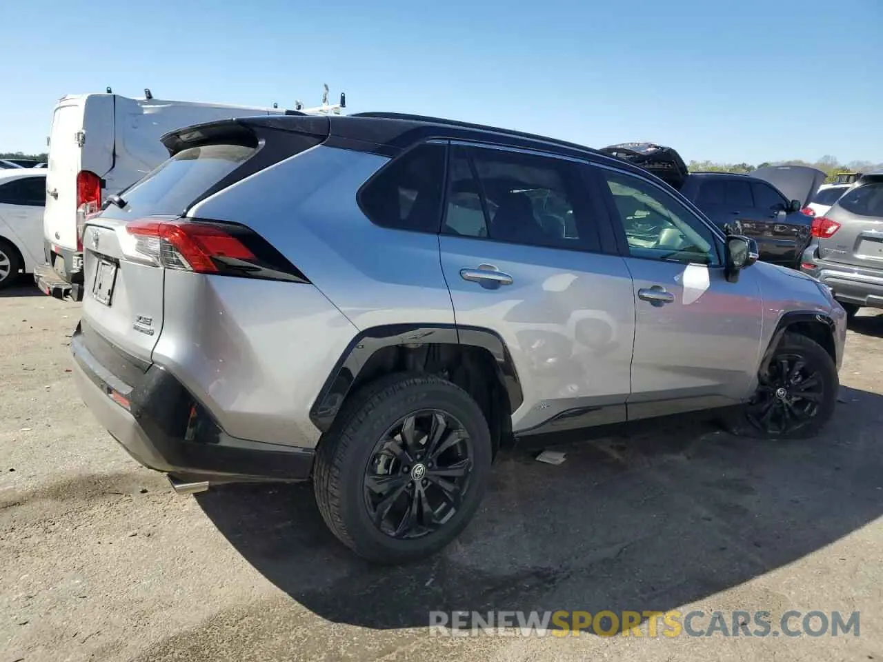 3 fotografías del automóvil dañado JTME6RFV6RD562390 TOYOTA RAV4 2024