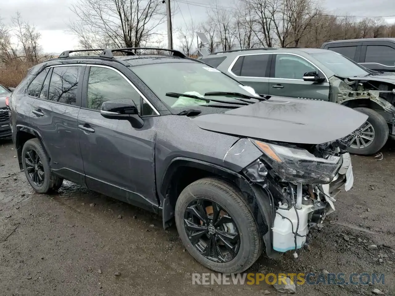 4 fotografías del automóvil dañado JTME6RFV7RJ059209 TOYOTA RAV4 2024