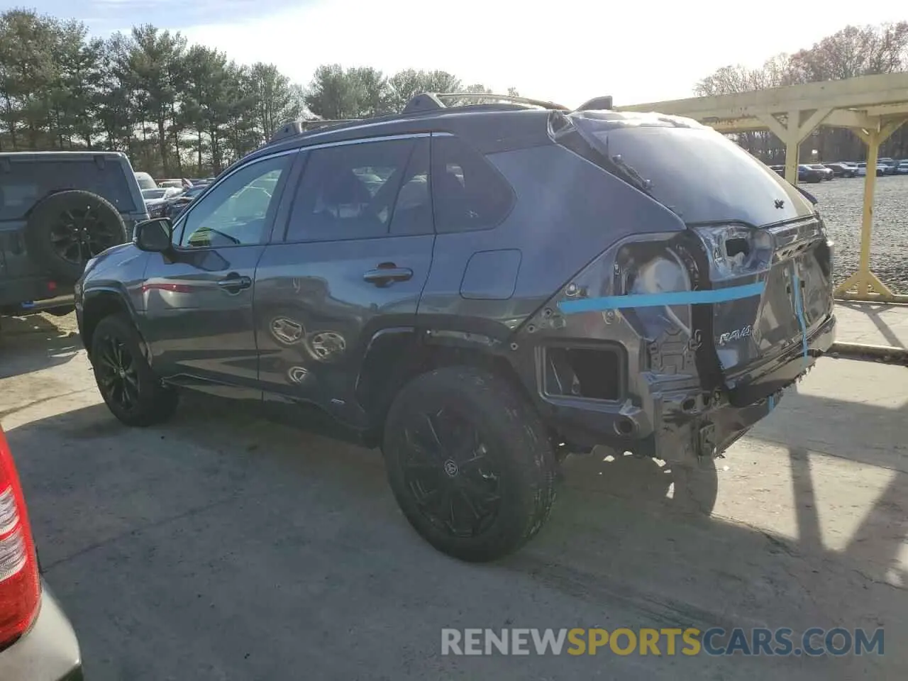 2 fotografías del automóvil dañado JTME6RFV8RD558678 TOYOTA RAV4 2024