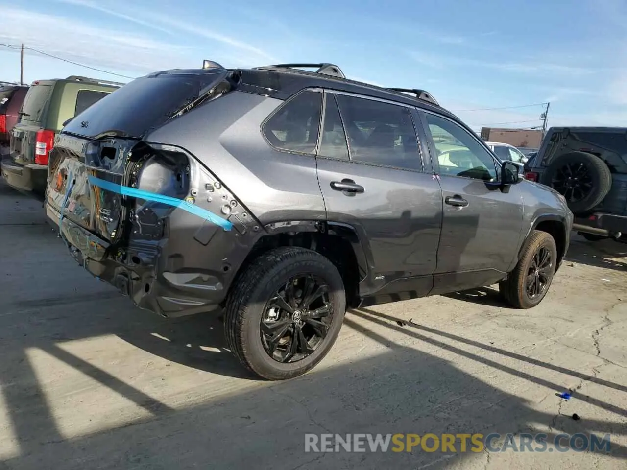 3 fotografías del automóvil dañado JTME6RFV8RD558678 TOYOTA RAV4 2024