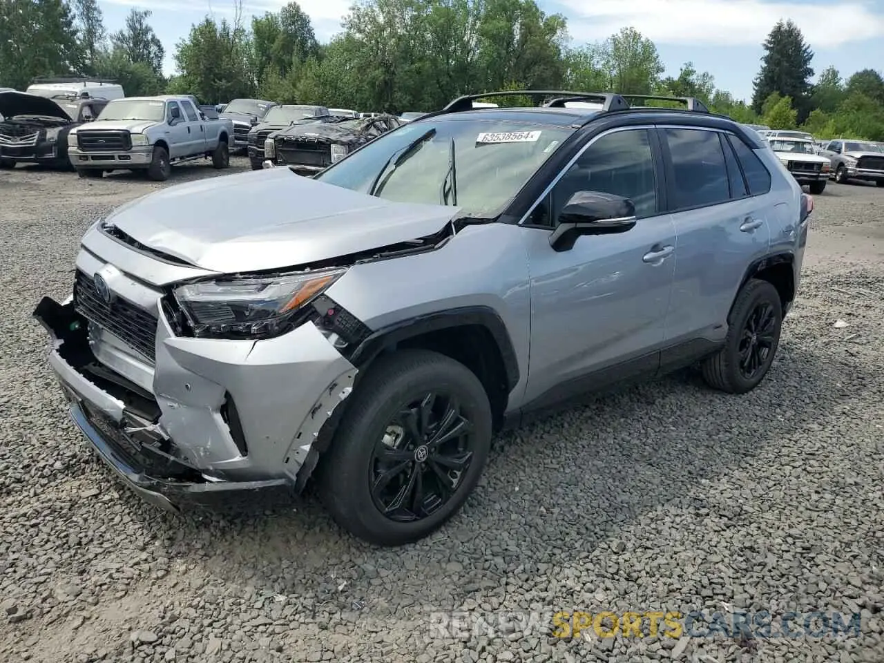 1 fotografías del automóvil dañado JTME6RFV9RD560343 TOYOTA RAV4 2024