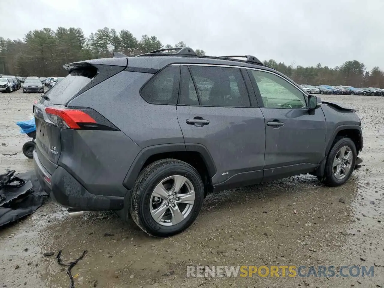 3 fotografías del automóvil dañado JTMMWRFV1RD263644 TOYOTA RAV4 2024