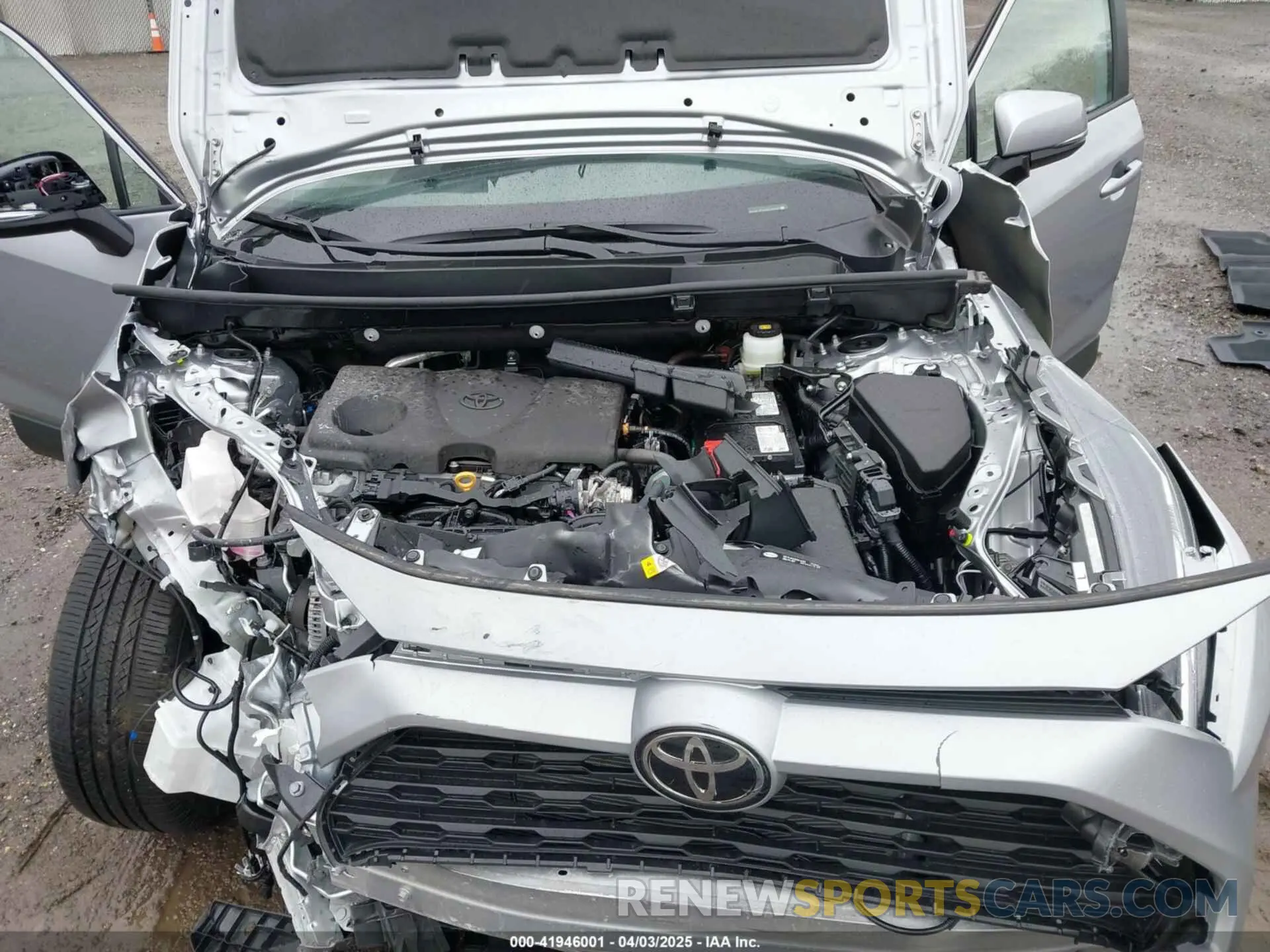 10 fotografías del automóvil dañado 2T3A1RFV6SC503413 TOYOTA RAV4 2025