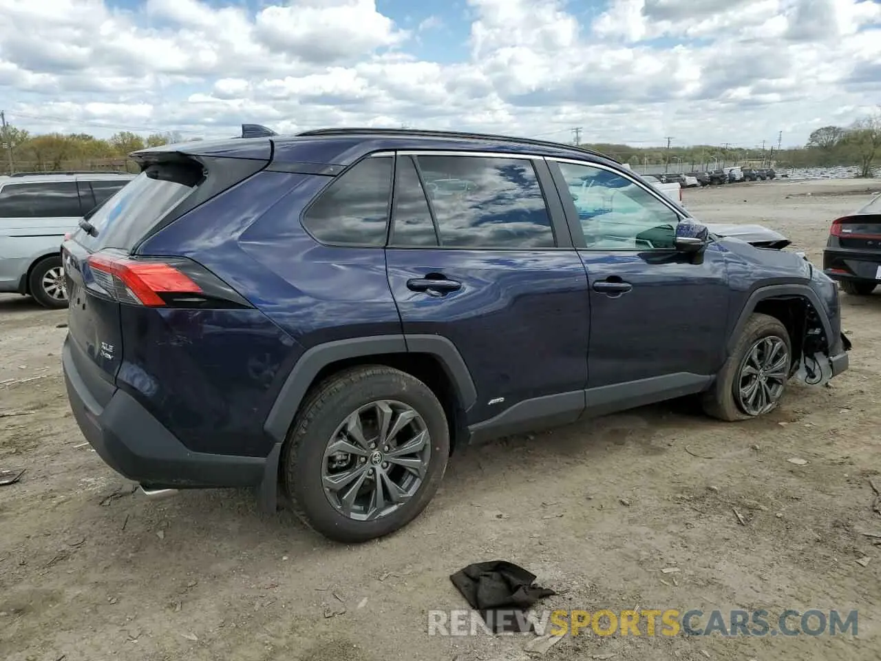 3 fotografías del automóvil dañado 2T3B6RFV1SW087405 TOYOTA RAV4 2025