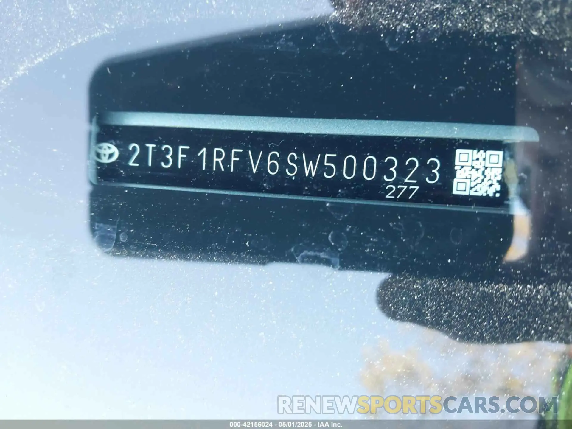 17 fotografías del automóvil dañado 2T3F1RFV6SW500323 TOYOTA RAV4 2025