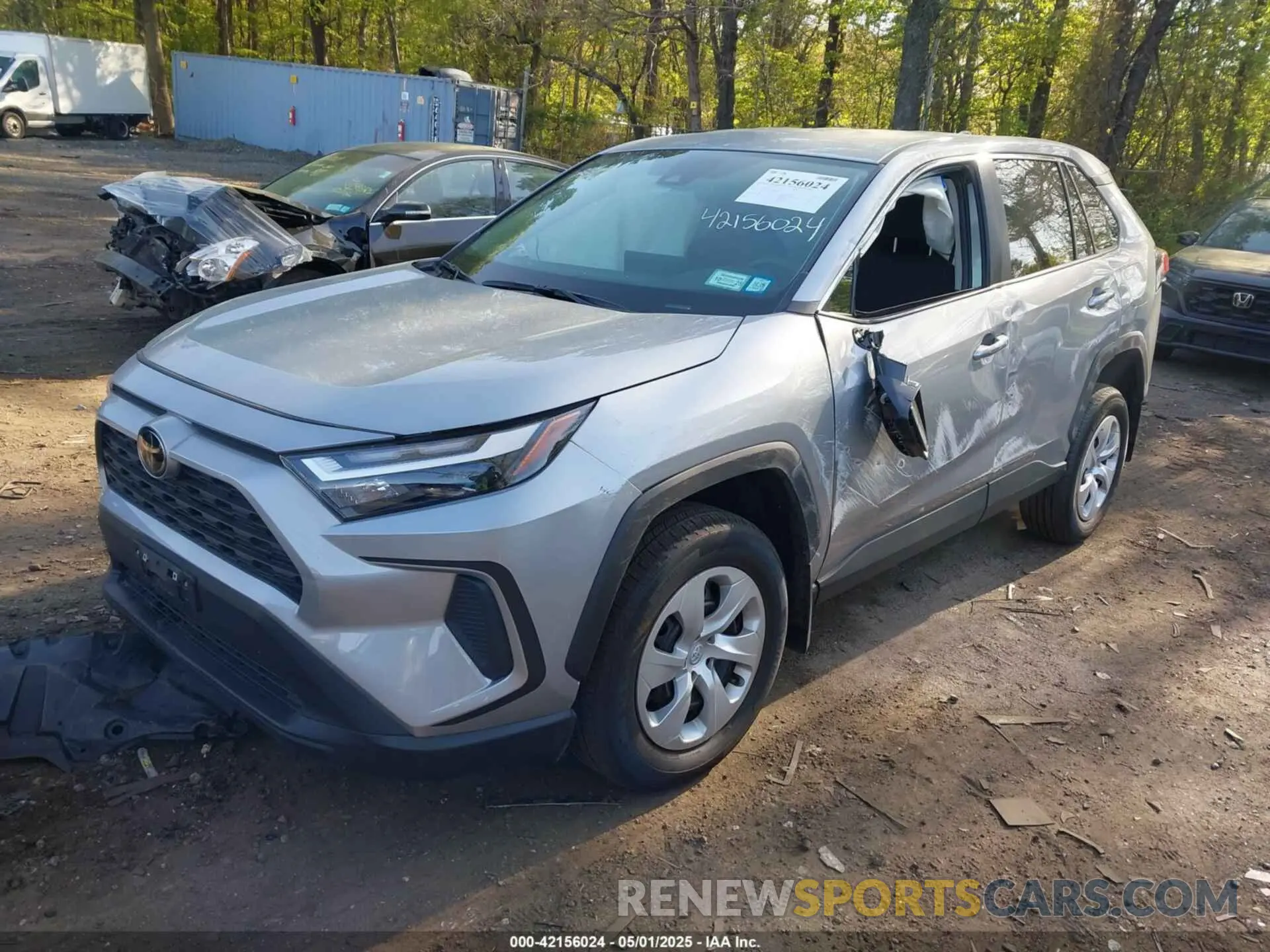 2 fotografías del automóvil dañado 2T3F1RFV6SW500323 TOYOTA RAV4 2025