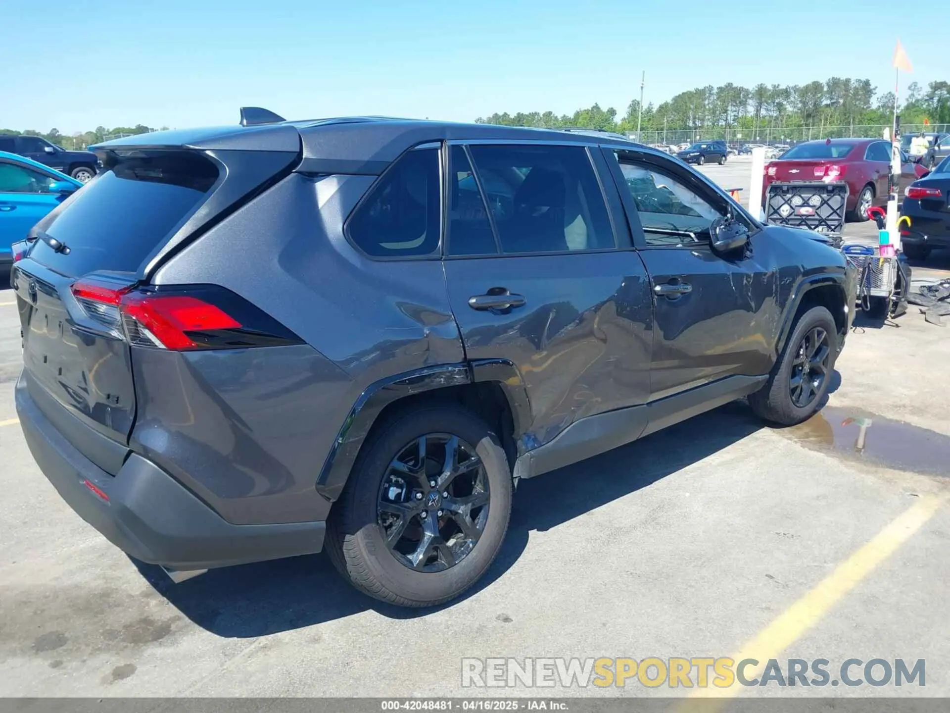 4 fotografías del automóvil dañado 2T3H1RFV1SC316448 TOYOTA RAV4 2025