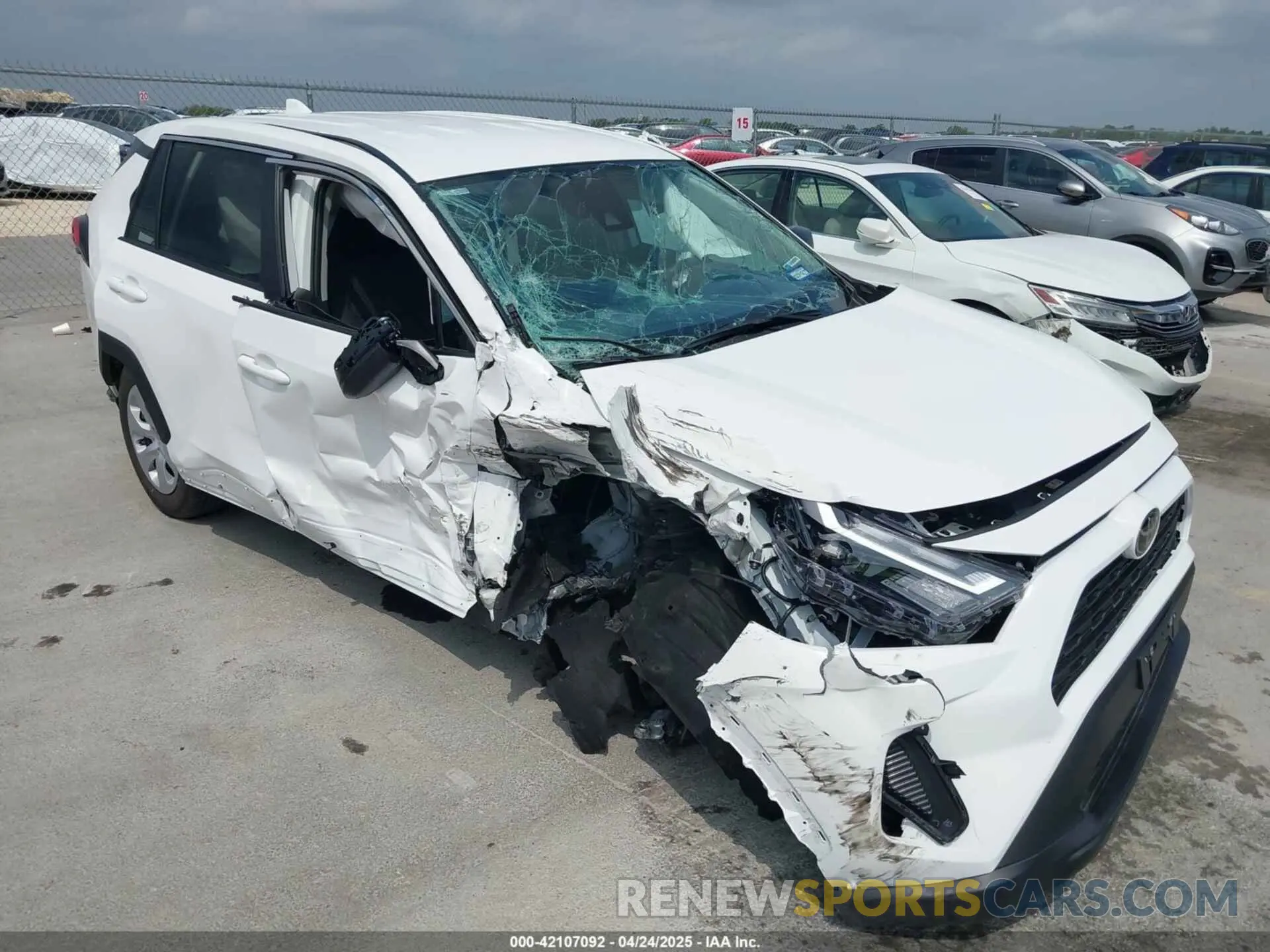 1 fotografías del automóvil dañado 2T3H1RFV7SC321489 TOYOTA RAV4 2025