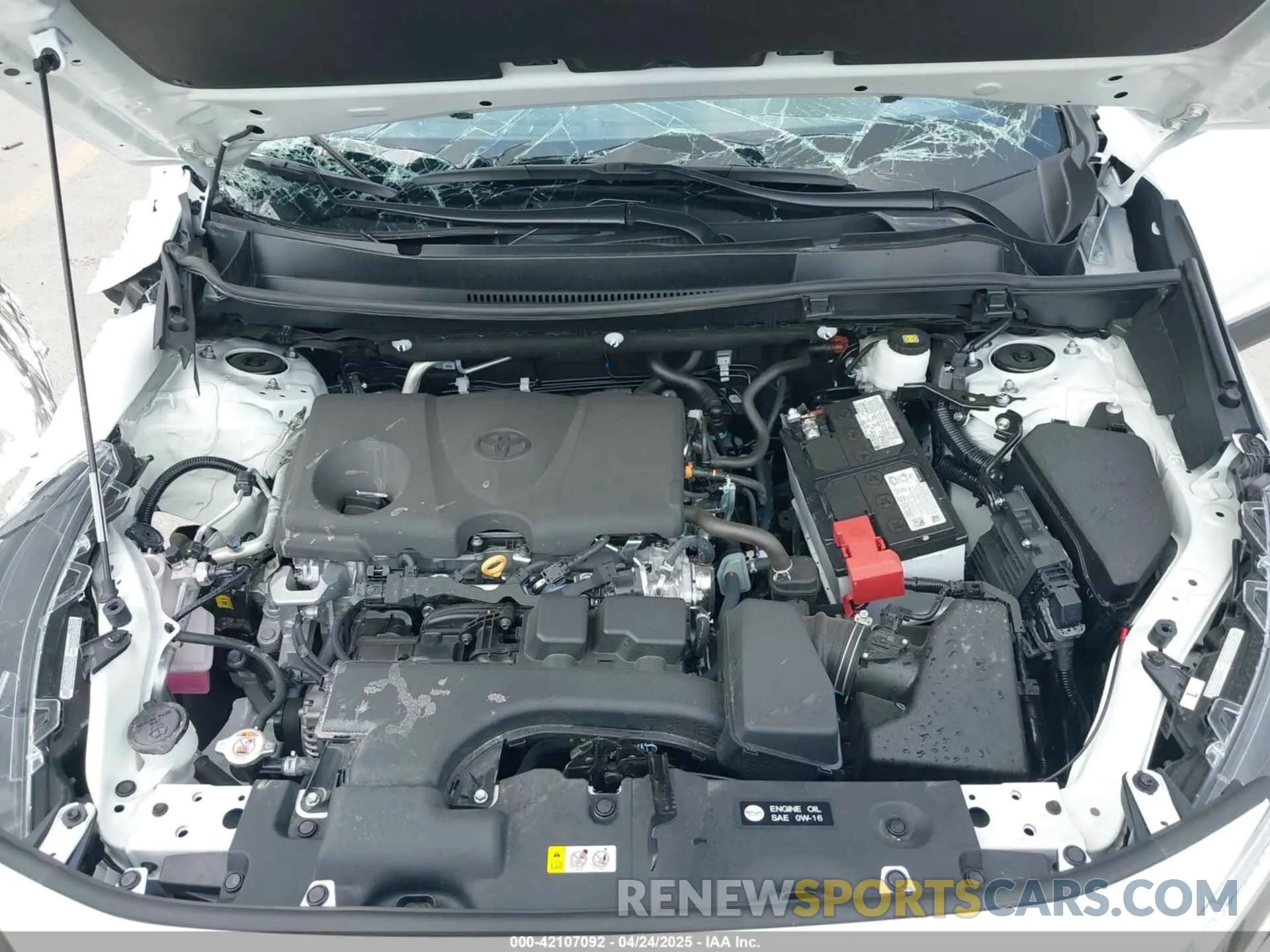 10 fotografías del automóvil dañado 2T3H1RFV7SC321489 TOYOTA RAV4 2025