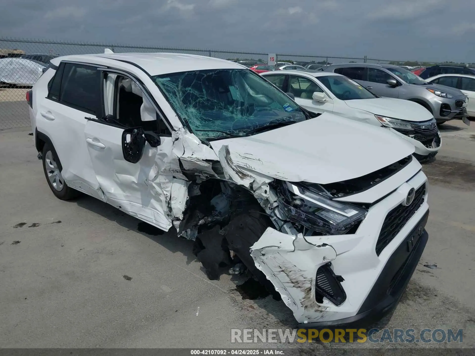 6 fotografías del automóvil dañado 2T3H1RFV7SC321489 TOYOTA RAV4 2025