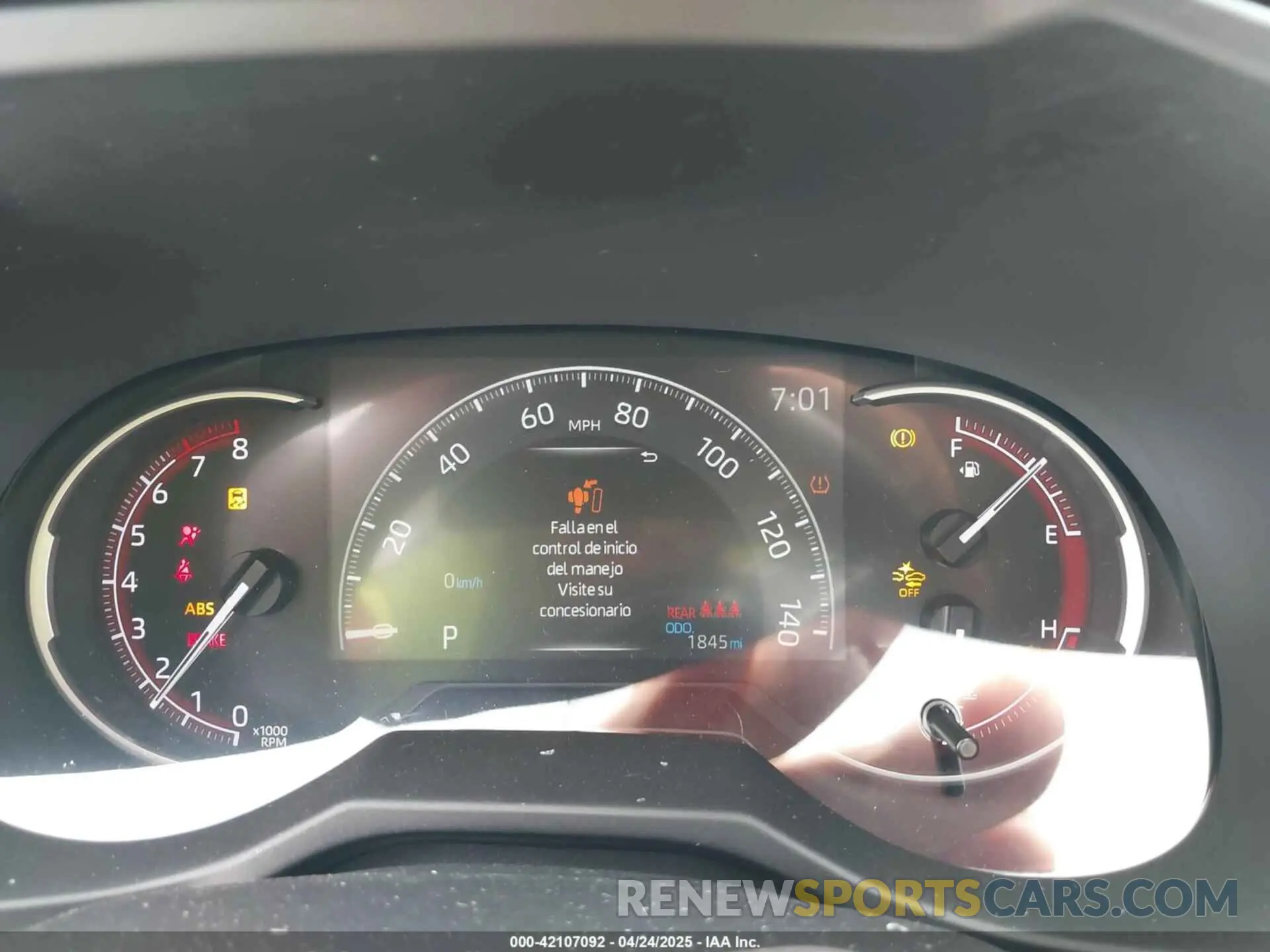7 fotografías del automóvil dañado 2T3H1RFV7SC321489 TOYOTA RAV4 2025