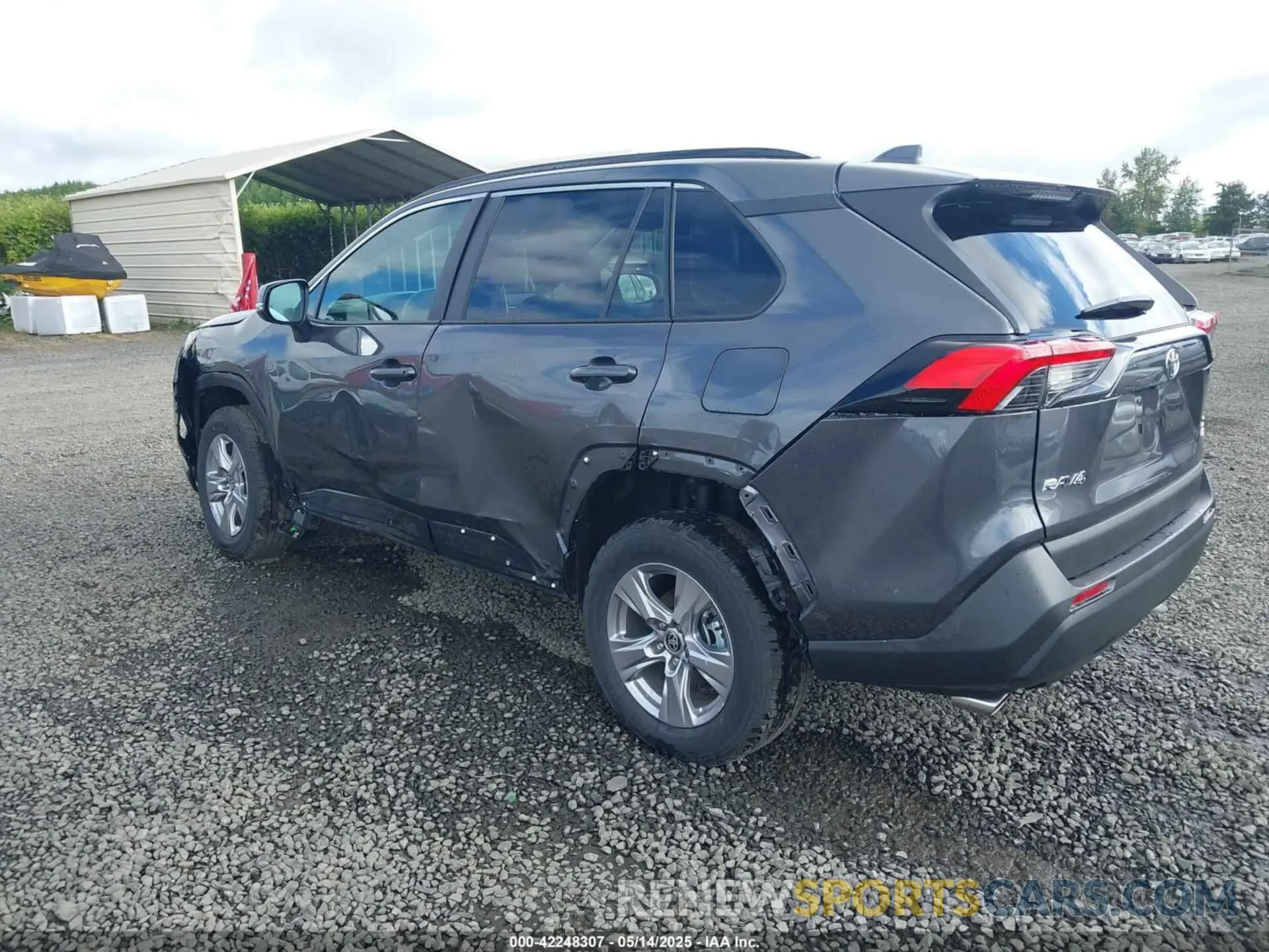 3 fotografías del automóvil dañado 2T3P1RFV4SW531560 TOYOTA RAV4 2025