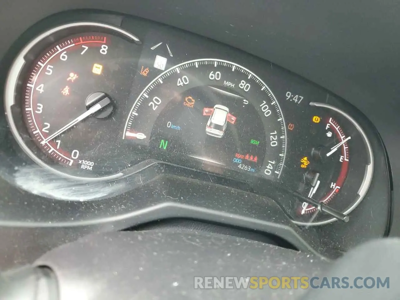 9 fotografías del automóvil dañado 2T3W1RFV4SW371577 TOYOTA RAV4 2025