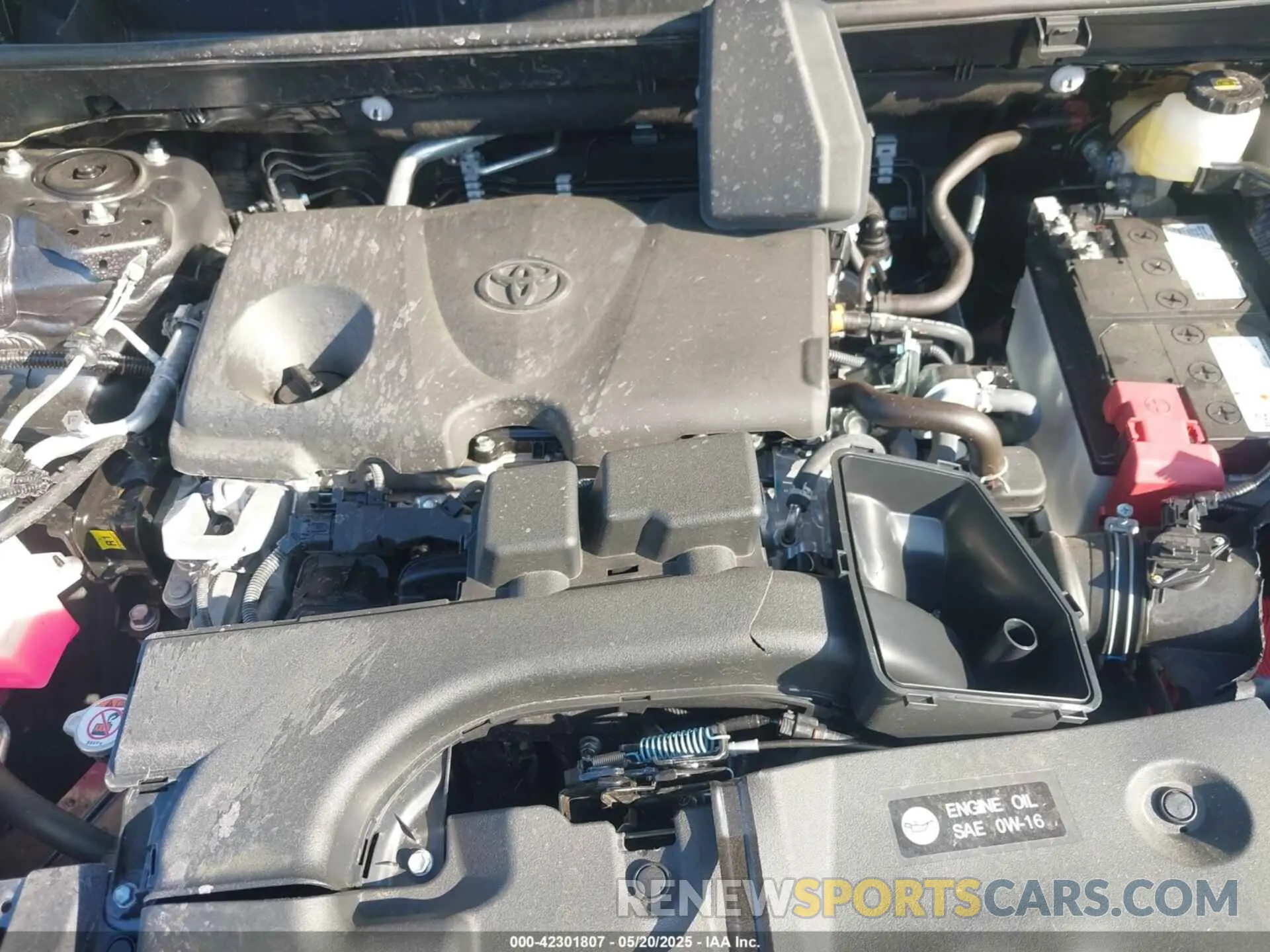10 fotografías del automóvil dañado 2T3W1RFV7SC310614 TOYOTA RAV4 2025