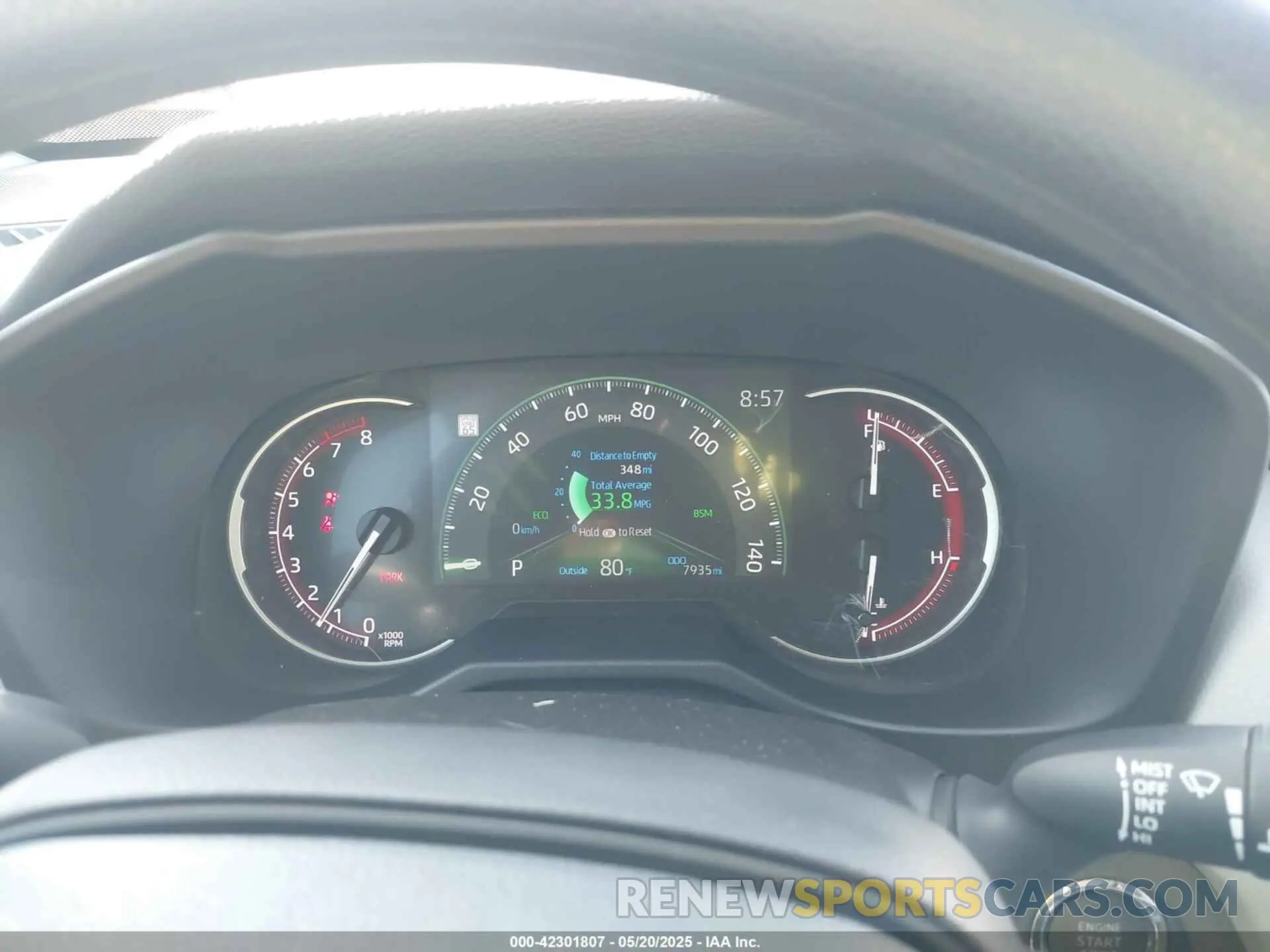 7 fotografías del automóvil dañado 2T3W1RFV7SC310614 TOYOTA RAV4 2025