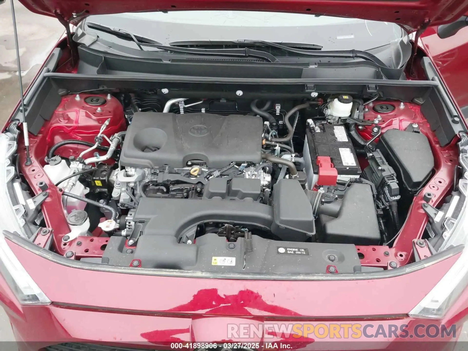 10 fotografías del automóvil dañado 2T3W1RFV7SW372836 TOYOTA RAV4 2025
