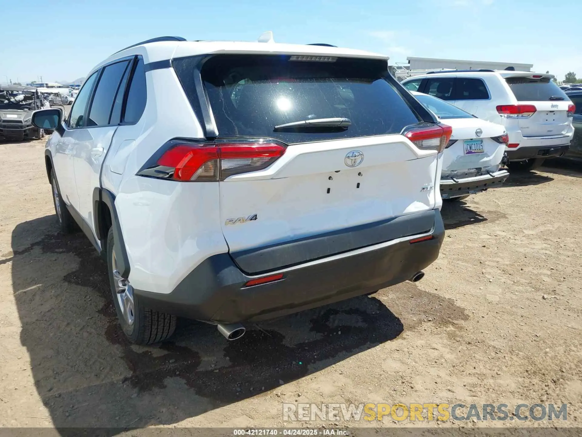 6 fotografías del automóvil dañado 2T3W1RFV8SW374059 TOYOTA RAV4 2025