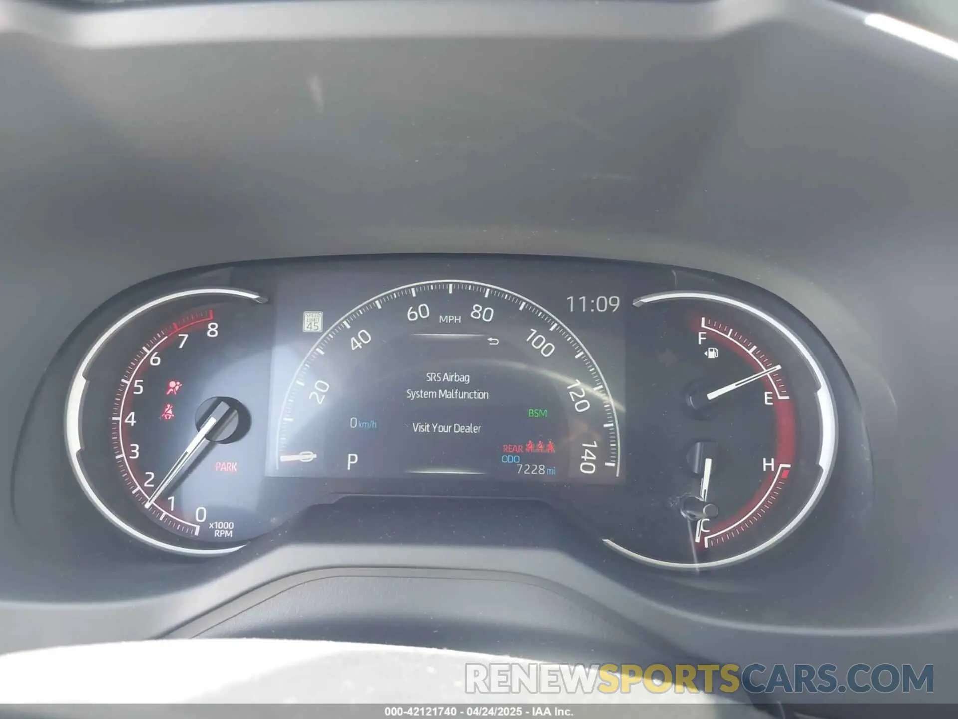 7 fotografías del automóvil dañado 2T3W1RFV8SW374059 TOYOTA RAV4 2025