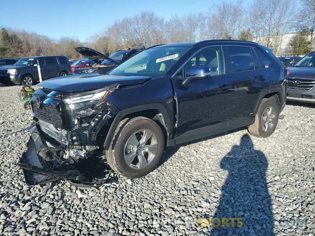 1 fotografías del automóvil dañado JTMRWRFV6SD284498 TOYOTA RAV4 2025