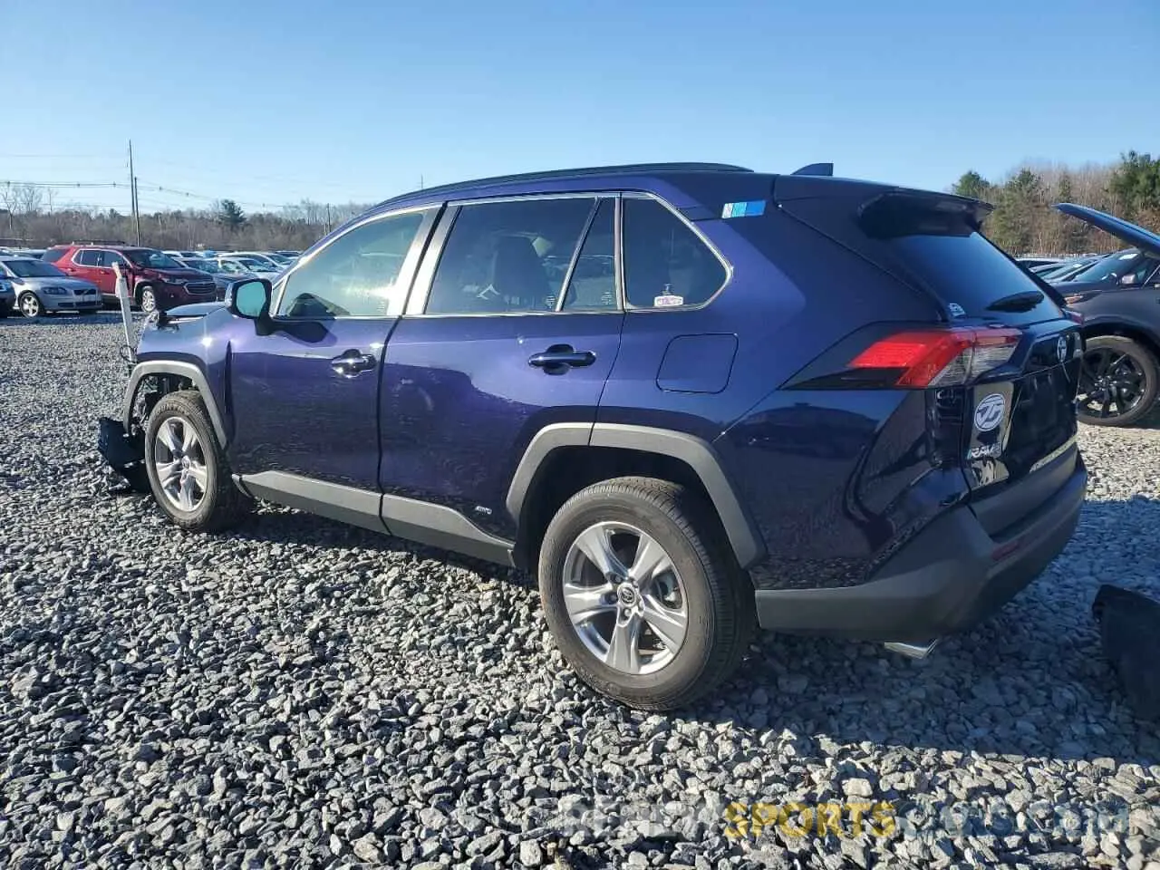 2 fotografías del automóvil dañado JTMRWRFV6SD284498 TOYOTA RAV4 2025