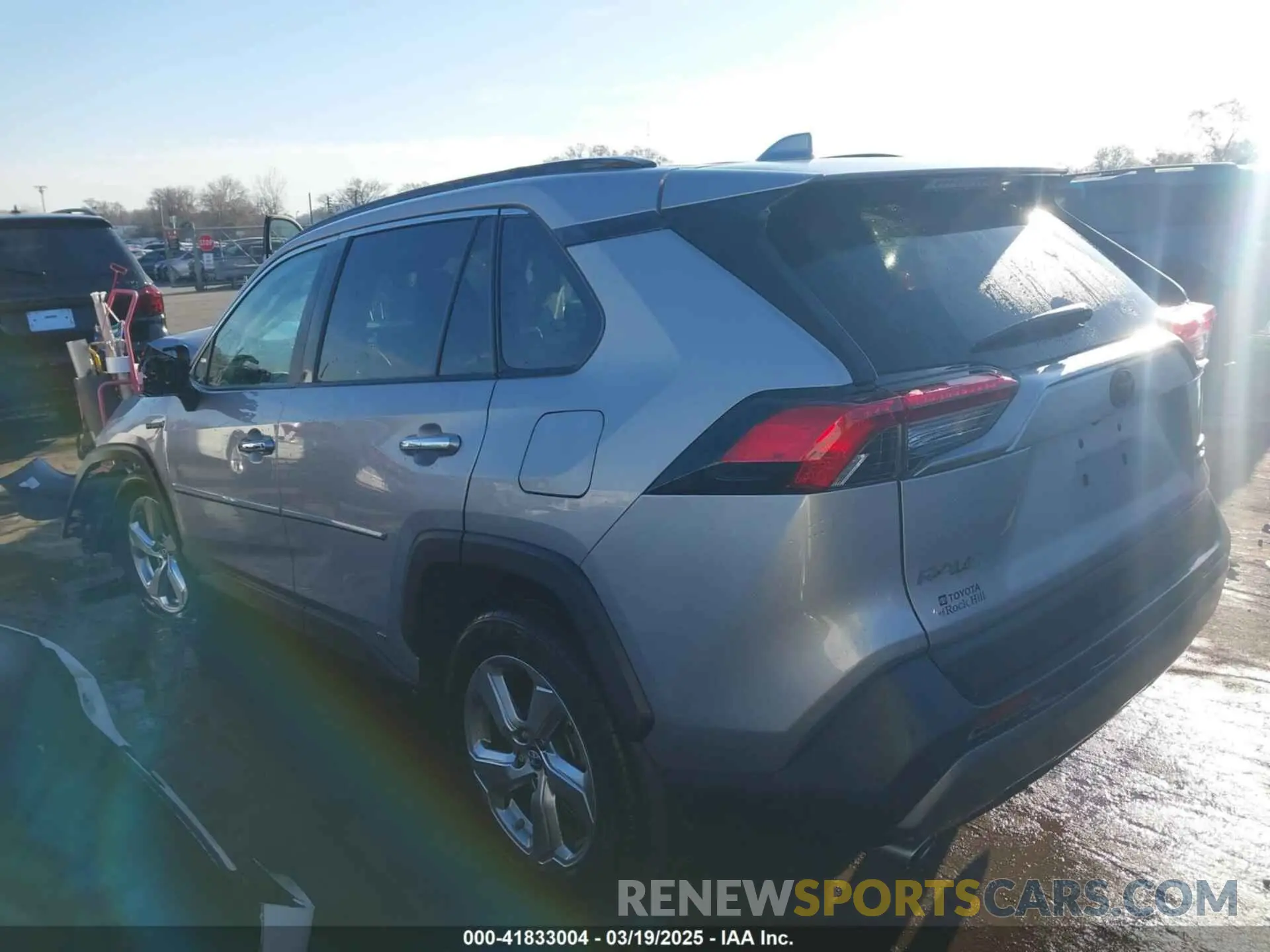 14 fotografías del automóvil dañado 2T3DWRFV1KW022420 TOYOTA RAV4 HYBRID 2019